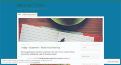 Desktop Screenshot of musicandfiction.com